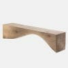 Panca Riva1920 collezione Cedro mod. Curve bench