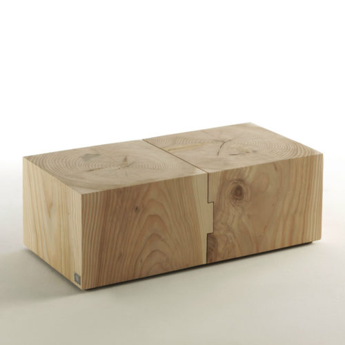 Tavolino Riva1920 collezione Cedro mod. Ecoblock