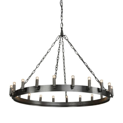 lampadario in ferro