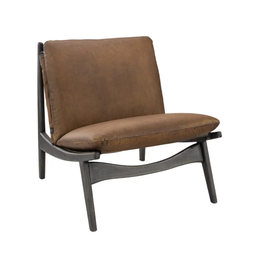 Alyson leather armchair