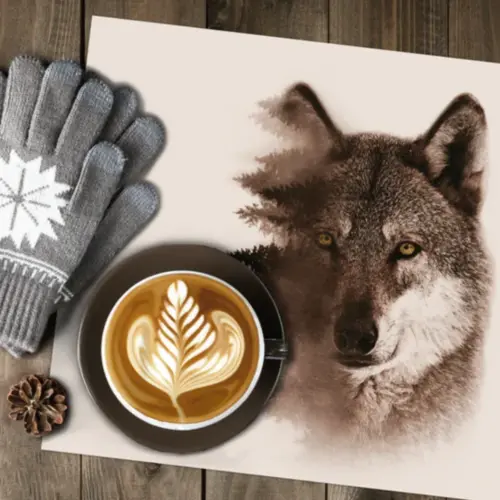 Tischset mod. Wolf & Natur