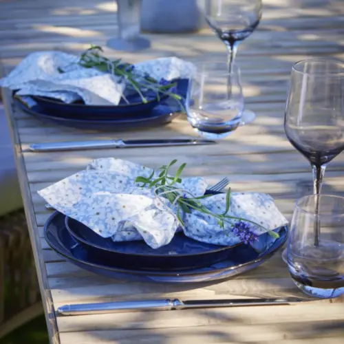 Set mit 6 Speisetellern