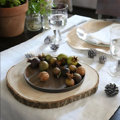 Set 2 Sottopiatti Mod. Corteccia