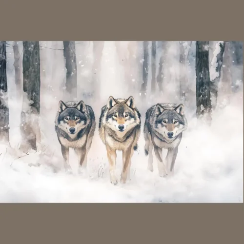 Quadro Mod. Hunting Wolves