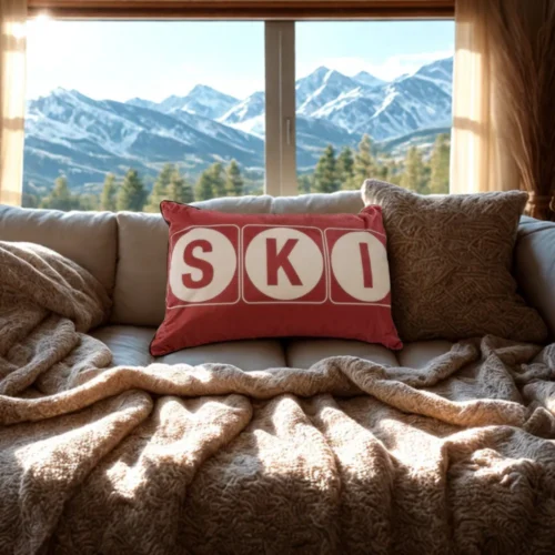 Cuscino Mod. Ski Rouge